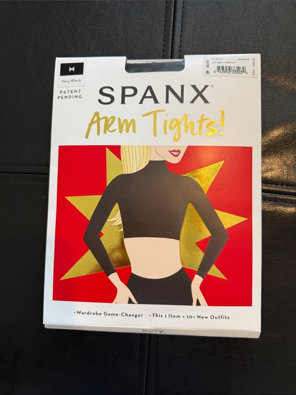 Spanx Very Black Arm Tights